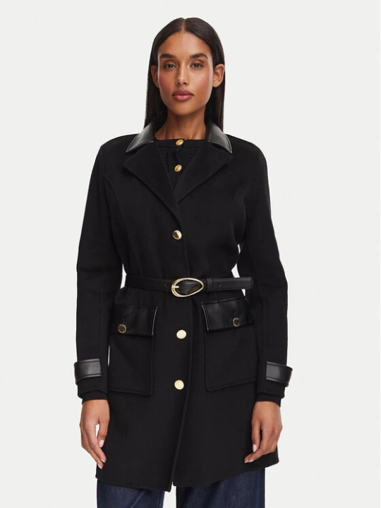 Zdjęcie produktu Marciano Guess Płaszcz wełniany G6YL05 W3135 Czarny Regular Fit