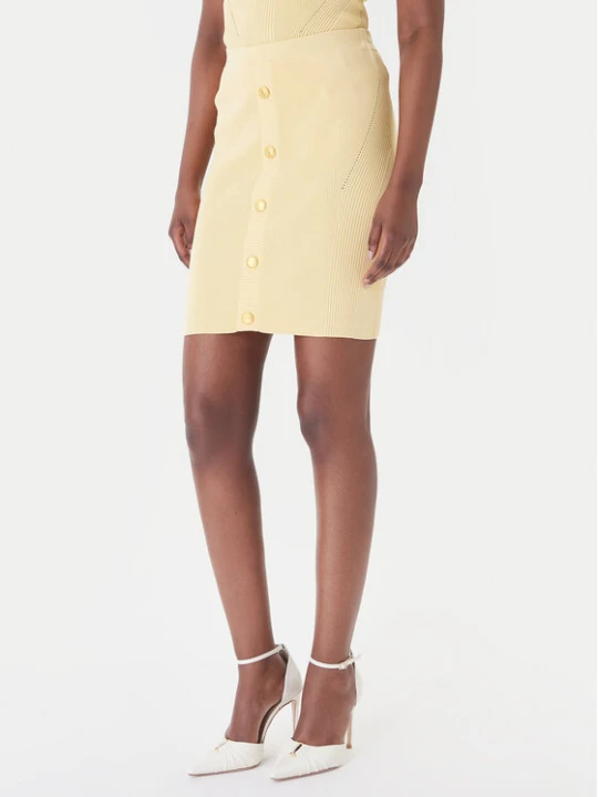 Zdjęcie produktu Marciano Guess Spódnica mini G6GD09 Z0628 Żółty Classic Fit