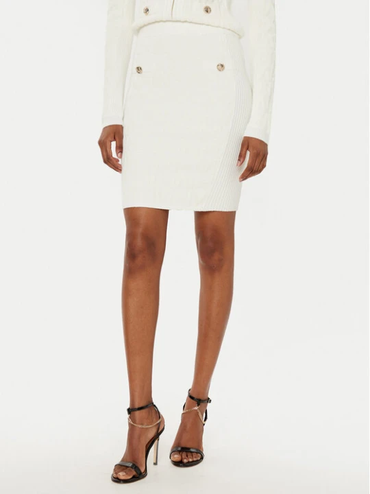 Zdjęcie produktu Marciano Guess Spódnica ołówkowa 4BGD01 5661Z Biały Slim Fit