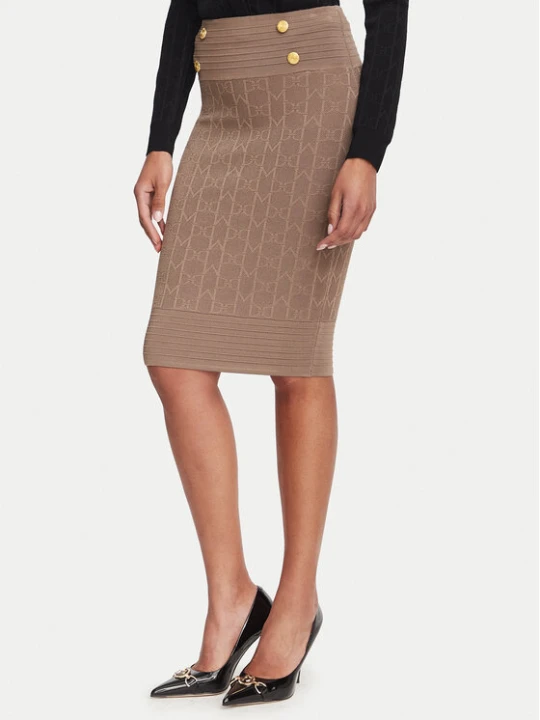 Zdjęcie produktu Marciano Guess Spódnica ołówkowa G6YD07 Z1013 Brązowy jasny Slim Fit