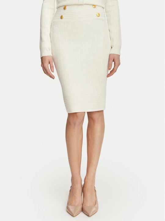 Zdjęcie produktu Marciano Guess Spódnica ołówkowa G6YD07 Z1013 Kremowy Slim Fit
