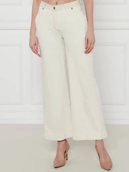 Zdjęcie produktu Marciano Guess Spodnie NAOMI | flare fit ecru