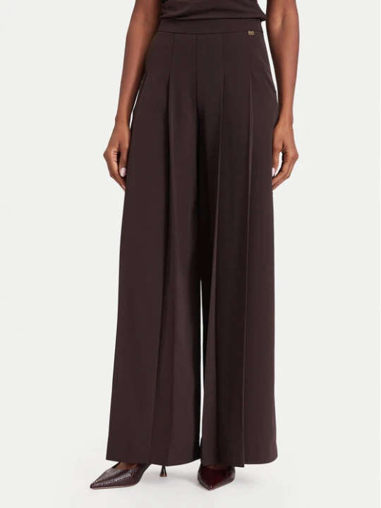 Zdjęcie produktu Marciano Guess Spodnie palazzo G6YB12 W3205 Brązowy ciemny Wide Leg