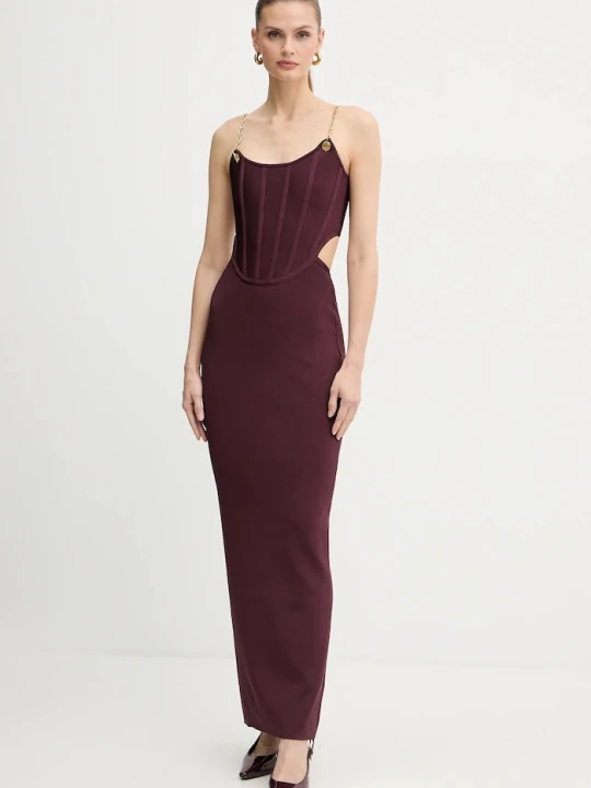 Zdjęcie produktu Marciano by Guess sukienka AISHA bordowy