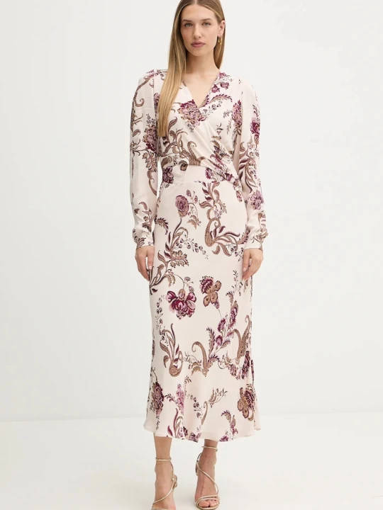 Zdjęcie produktu Marciano by Guess sukienka DENISE beżowy