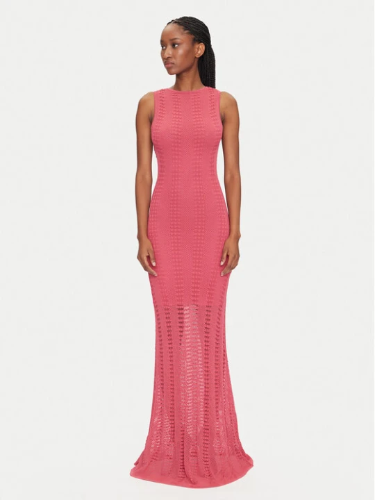Zdjęcie produktu Marciano Guess Sukienka dzianinowa 5GGK44 5869Z Różowy Regular Fit