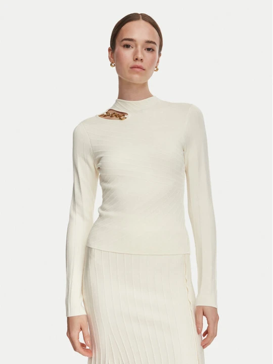 Zdjęcie produktu Marciano Guess Sweter G6YR07 Z1060 Kremowy Slim Fit