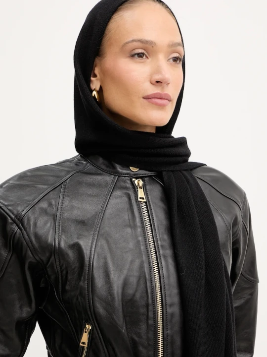 Zdjęcie produktu Marciano by Guess szalik z dodatkiem kaszmiru AFRAH czarny