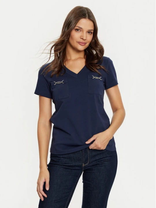 Zdjęcie produktu Marciano Guess T-Shirt 5RGI03 6008A Granatowy Regular Fit