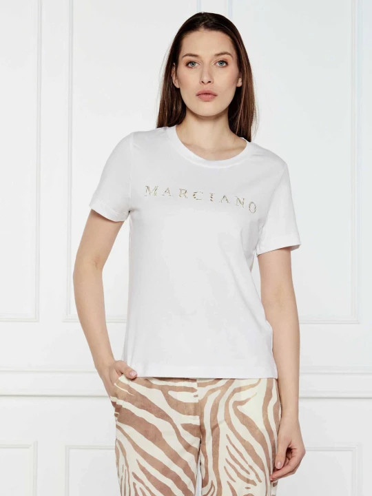 Zdjęcie produktu Marciano Guess T-shirt CANDY | Slim Fit biały