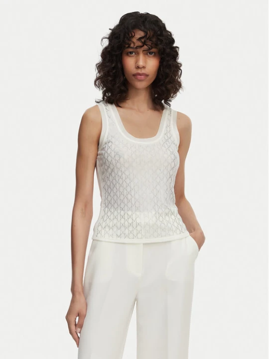 Zdjęcie produktu Marciano Guess Top 5RGP21 6311A Écru Regular Fit Kremowy