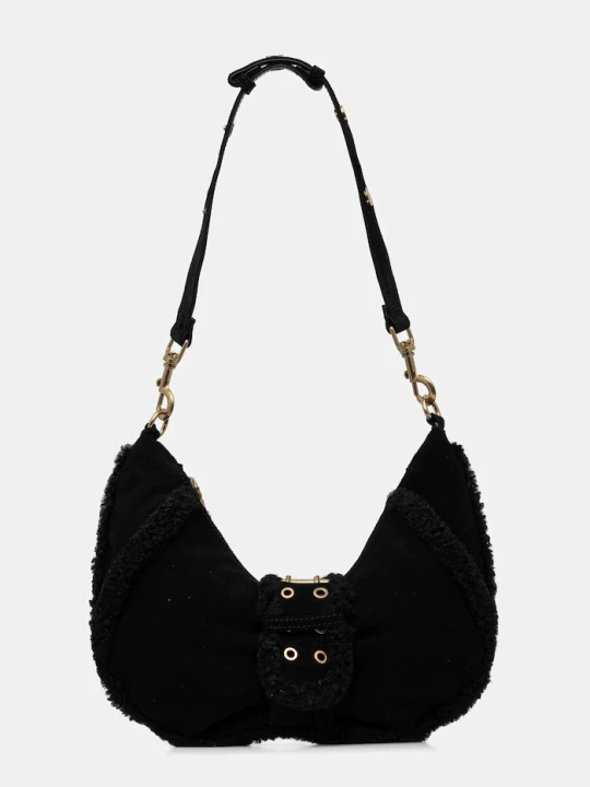 Zdjęcie produktu Marciano by Guess torebka zamszowa czarny