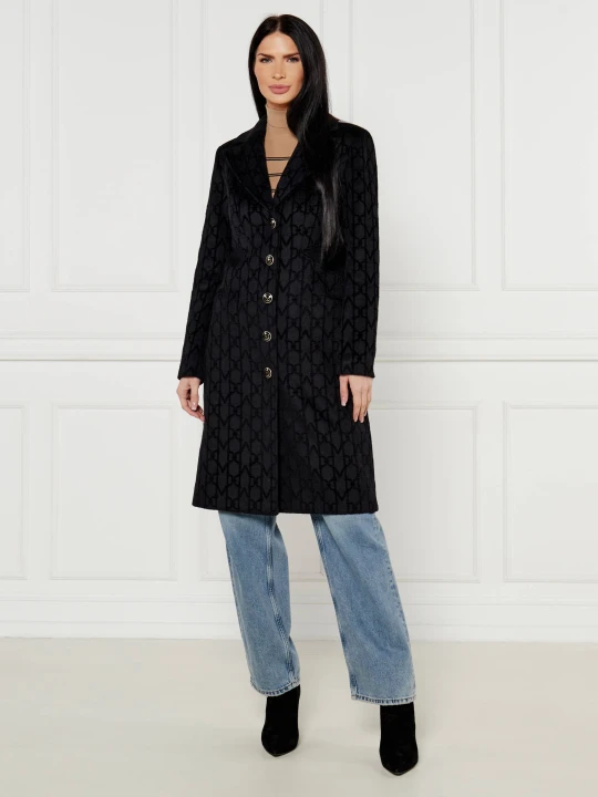 Zdjęcie produktu Marciano Guess Wełniany płaszcz LINDA czarny
