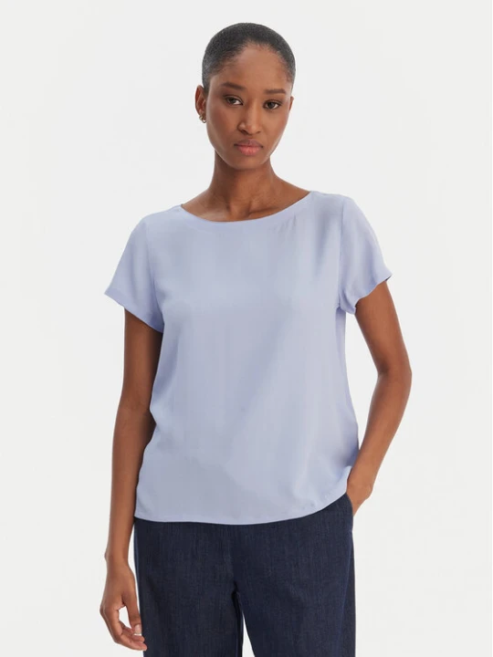 Zdjęcie produktu Marella Bluzka Cartone 2615111021 Błękitny Regular Fit Niebieski jasny