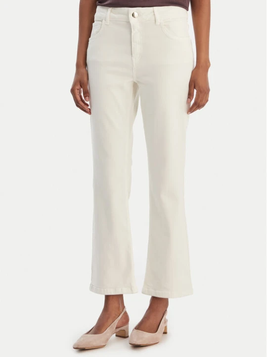 Zdjęcie produktu Marella Jeansy Sfinge 2615131261 Écru Slim Fit Kremowy