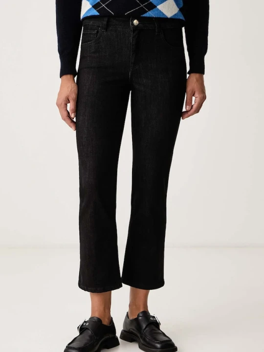 Zdjęcie produktu Marella jeansy straight damskie Emme by czarny