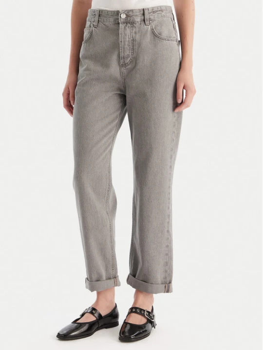 Zdjęcie produktu Marella Jeansy Tomboy 2523186074 Szary Loose Fit