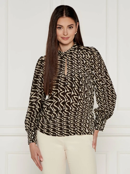 Zdjęcie produktu Marella Jedwabna koszula | Regular Fit czarny
