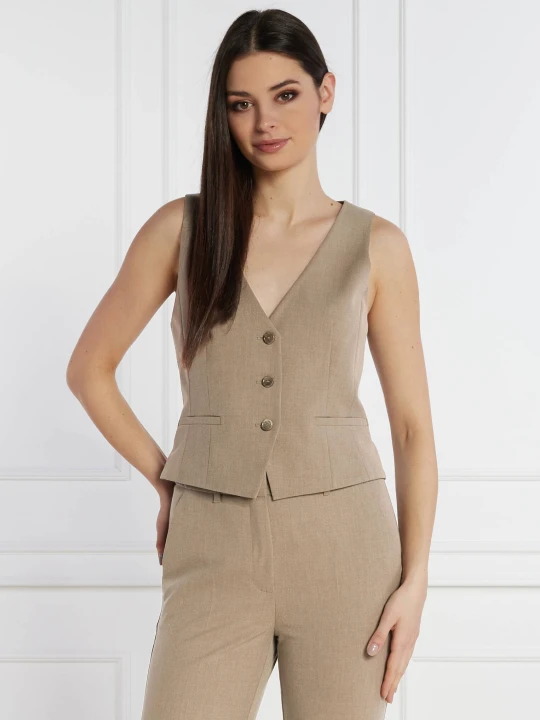 Zdjęcie produktu Marella Kamizelka CAMOZZA | Regular Fit beżowy
