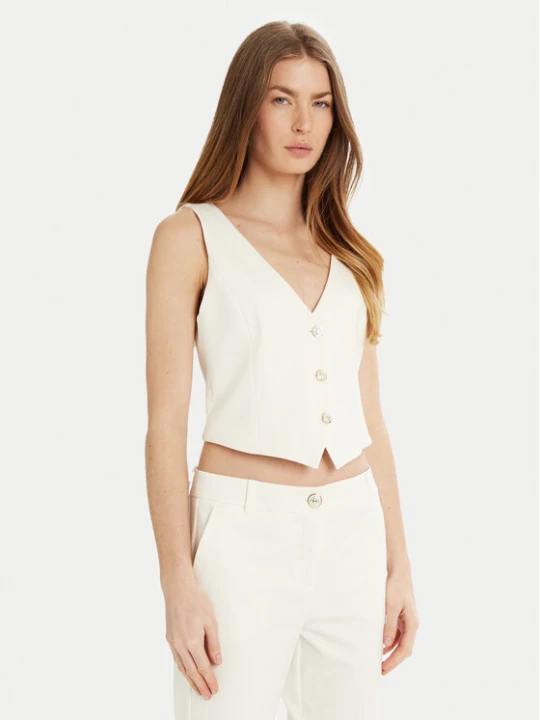 Zdjęcie produktu Marella Kamizelka Camper 2513911034 Biały Slim Fit