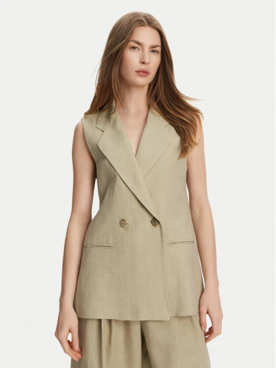 Zdjęcie produktu Marella Kamizelka Dramma 2513281012200 Khaki Regular Fit