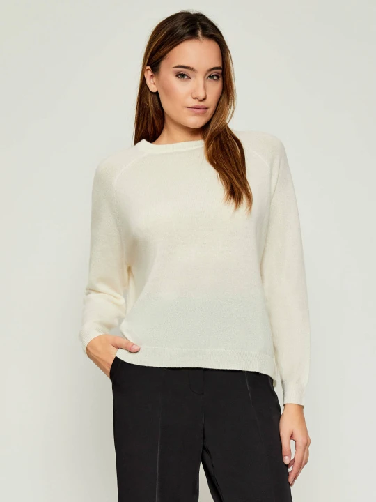 Zdjęcie produktu Marella Kaszmirowy sweter TESA | Oversize fit ecru