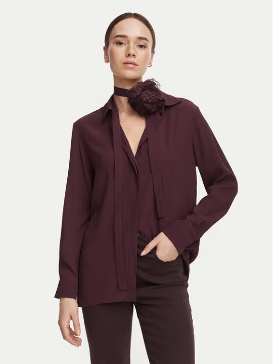 Zdjęcie produktu Marella Koszula Orca 2623116041 Bordowy Regular Fit