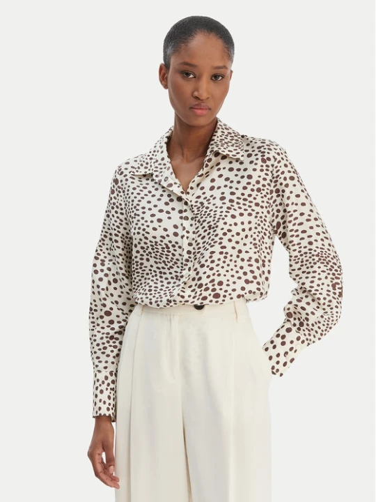 Zdjęcie produktu Marella Koszula Salve 2613111141 Écru Relaxed Fit Kremowy