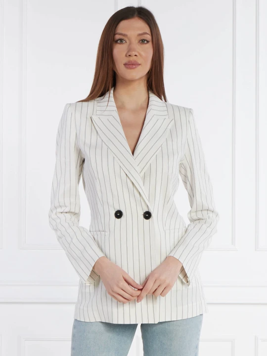 Zdjęcie produktu Marella Lniana marynarka MANAGER | Slim Fit biały