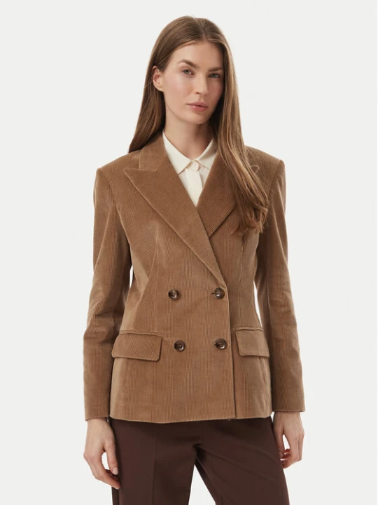 Zdjęcie produktu Marella Marynarka 2623046122200 Brązowy jasny Regular Fit