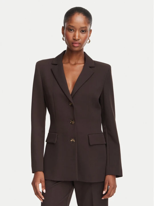 Zdjęcie produktu Marella Marynarka Amico1 2625046251 Brązowy ciemny Slim Fit
