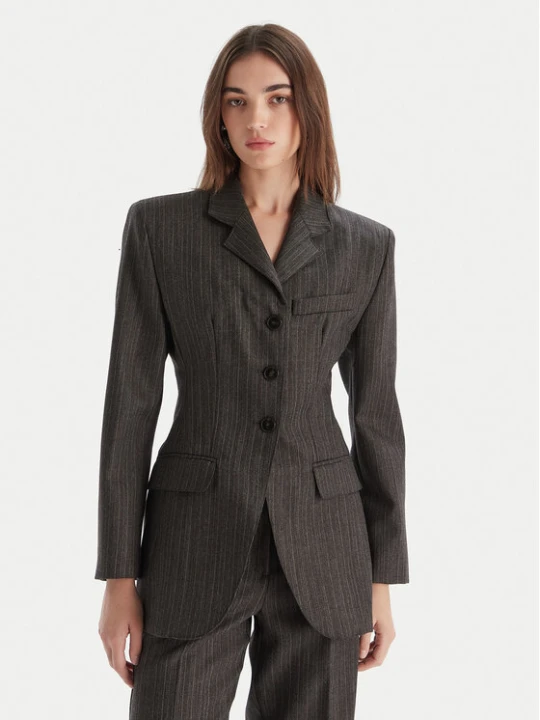 Zdjęcie produktu Marella Marynarka Essenza 2523046052 Brązowy Slim Fit