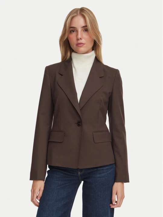 Zdjęcie produktu Marella Marynarka Rive 2623046101 Brązowy ciemny Regular Fit