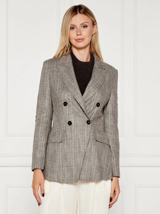 Zdjęcie produktu Marella Marynarka ROB | Slim Fit | z dodatkiem wełny szary