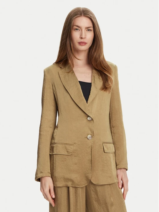 Zdjęcie produktu Marella Marynarka Selz 2513041085 Beżowy Regular Fit