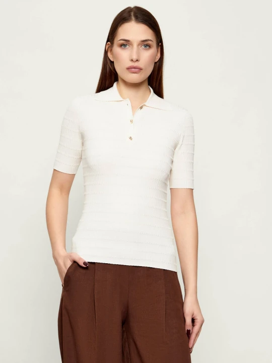 Zdjęcie produktu Marella Polo MLLLEGNO | Slim Fit ecru