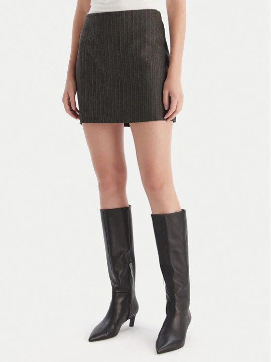 Zdjęcie produktu Marella Spódnica mini Litanie 2523106112 Szary Slim Fit
