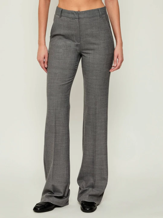 Zdjęcie produktu Marella Spodnie CRISMA | flare fit | z dodatkiem wełny szary
