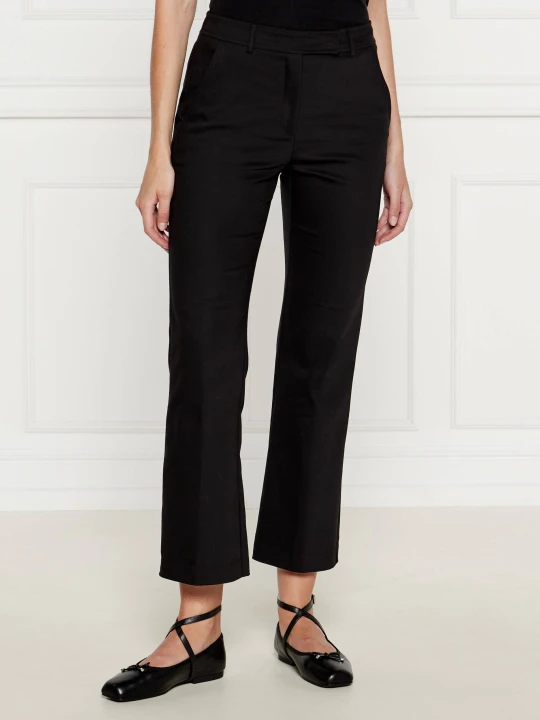 Zdjęcie produktu Marella Spodnie cygaretki KAPOK | flare fit czarny