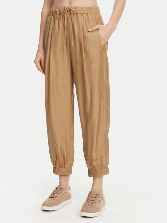 Zdjęcie produktu Marella Spodnie materiałowe Abetaia 2513131095 Beżowy Relaxed Fit