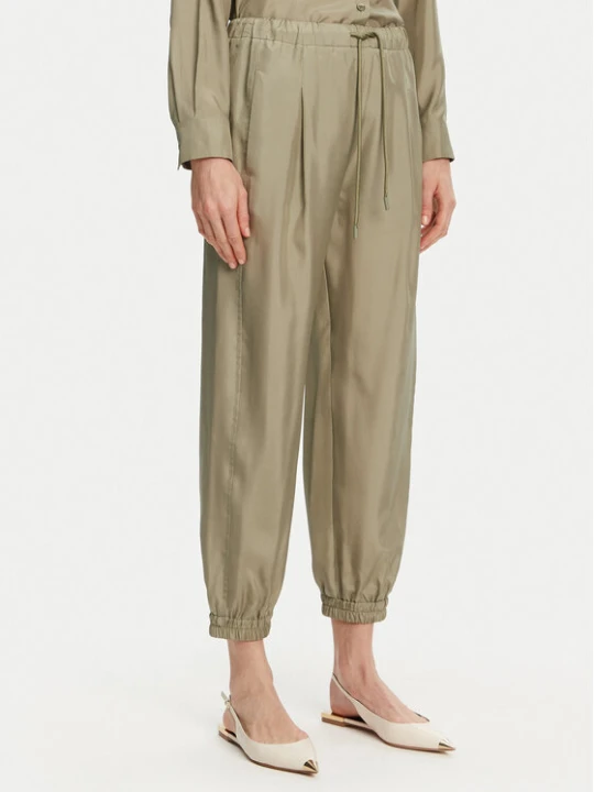 Zdjęcie produktu Marella Spodnie materiałowe Abetaia 2513131095 Zielony Relaxed Fit
