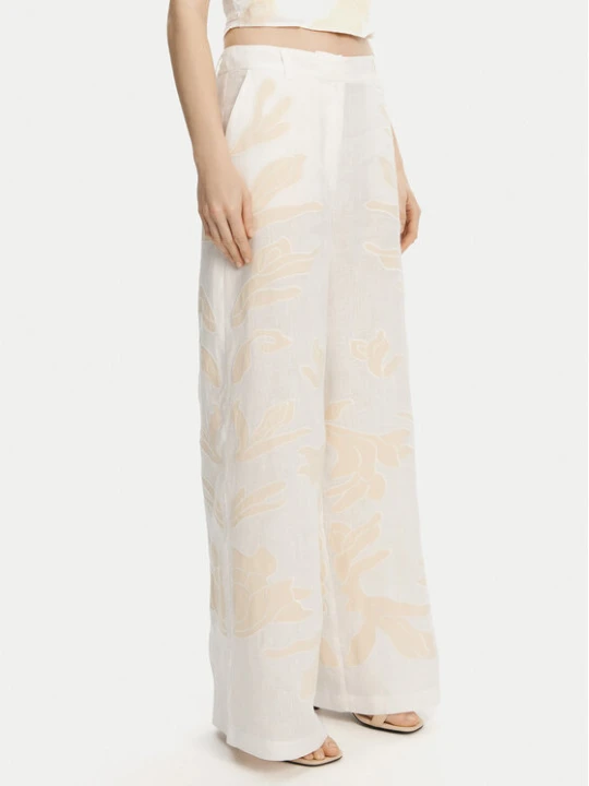 Zdjęcie produktu Marella Spodnie materiałowe Kadiak 2513131212 Biały Wide Leg