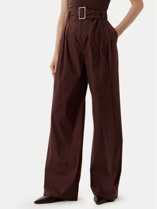 Zdjęcie produktu Marella Spodnie materiałowe Navile 2613131072 Brązowy Relaxed Fit