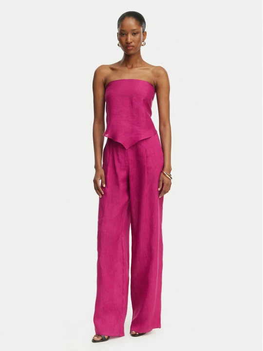Zdjęcie produktu Marella Spodnie materiałowe Solista 2613131114 Różowy Relaxed Fit
