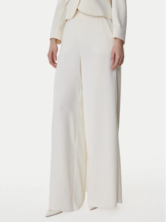 Zdjęcie produktu Marella Spodnie palazzo Campo 2613131043 Écru Wide Leg Kremowy