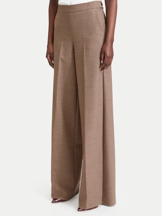 Zdjęcie produktu Marella Spodnie palazzo Ghinea 2623136052 Brązowy jasny Wide Leg