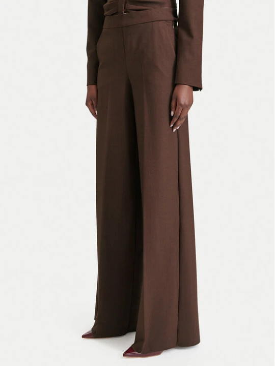 Zdjęcie produktu Marella Spodnie palazzo Ghinea 2623136052 Brązowy Wide Leg