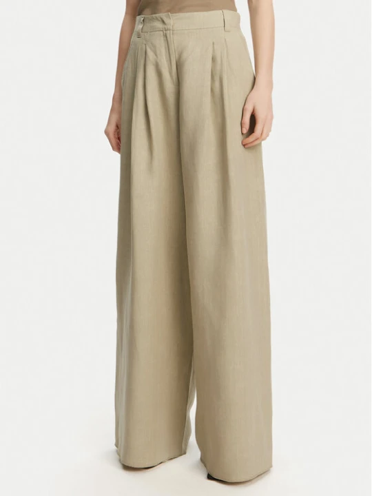 Zdjęcie produktu Marella Spodnie palazzo Zama 2513131132200 Khaki Regular Fit