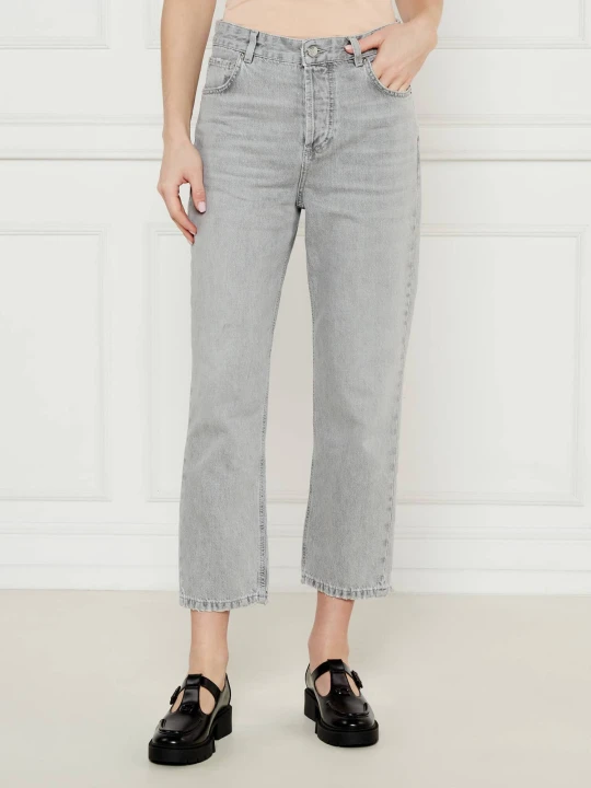 Zdjęcie produktu Marella SPORT Jeansy TOMBOY | Straight fit | high waist szary
