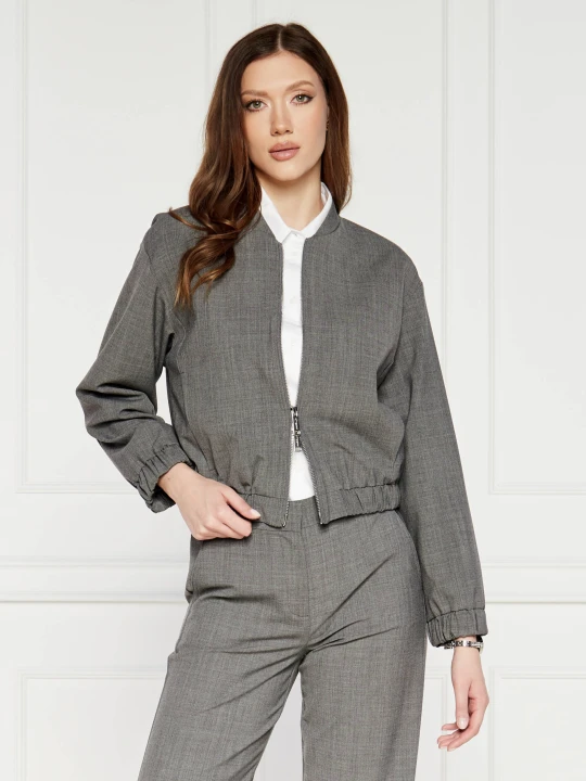 Zdjęcie produktu Marella SPORT Kurtka bomber Pleiadi | Cropped Fit | z dodatkiem wełny szary